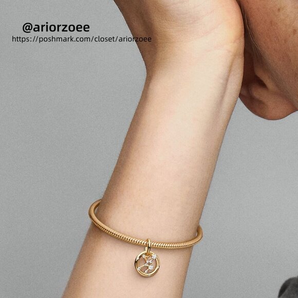 Pandora Virgo Zodiac Dangle Charm - Picture 5 of 5